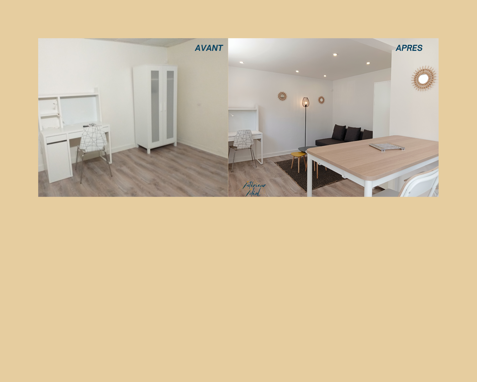 Aménagement pour la location meublé